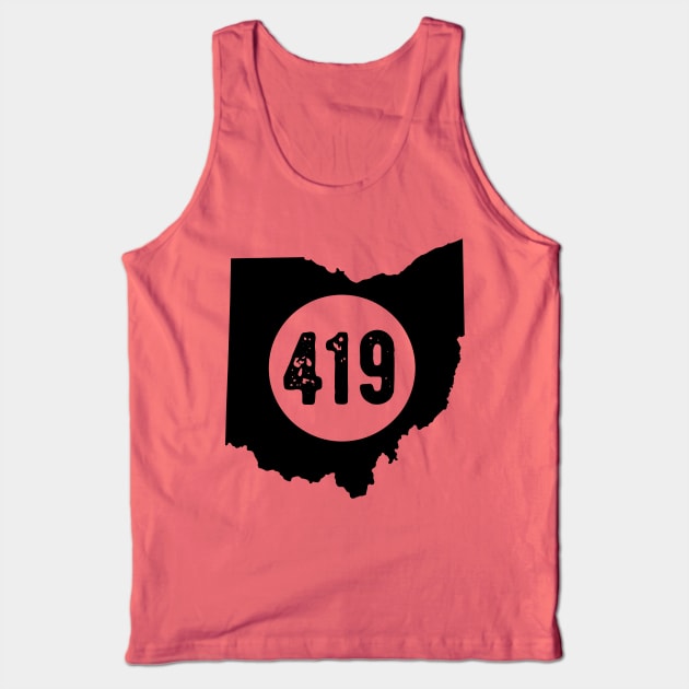 419 Area Code Ohio Tank Top by OHYes